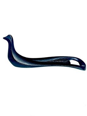 Vintage Peacock Cast Iron Bottle Opener Mid Century Bird Sculpture Bar Tool